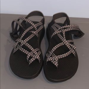 Black and White Chacos